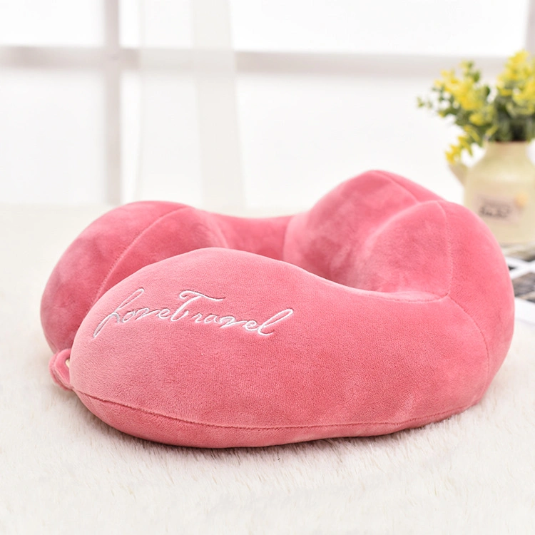 Organic Adorable Plane Pillow Car Headrest Nap Cushion Memory Foam Head Support Chin Car Neck Travel Round Pillow